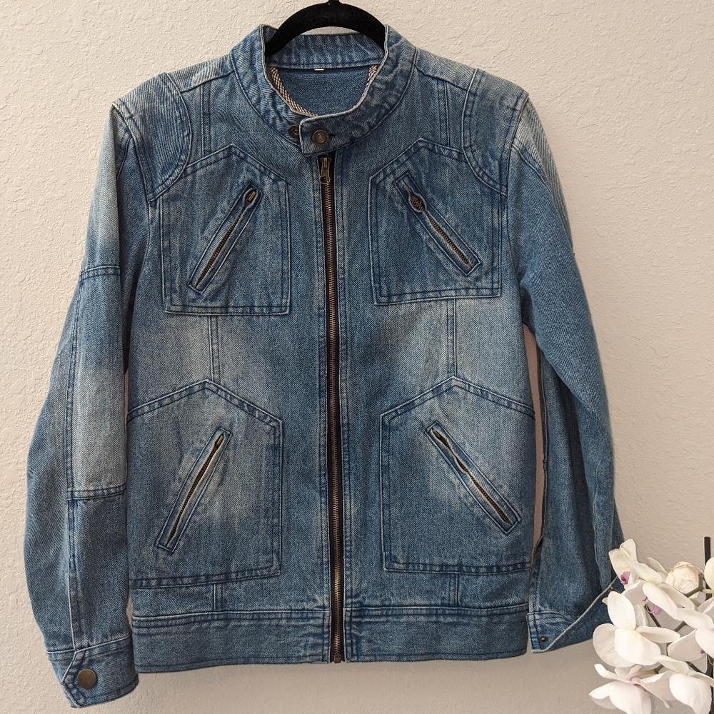 Denim Jean Jacket Retro